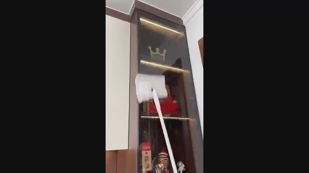 Easy-Clean Mini Mop With Auto Cloth Grip